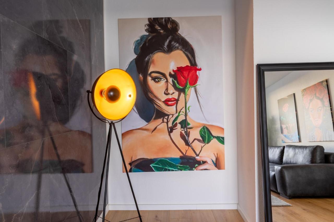 RüSuite XL I 2-Zimmer Apartment I Balkon I Netflix Essen Exterior foto